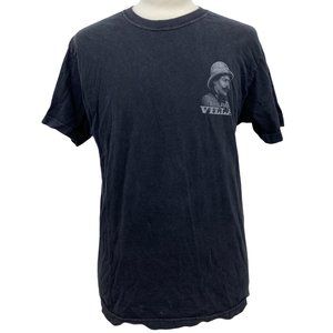 Vintage Diamond Star Men's Black Pancho Villa Mexican Revolution T-shirt L 90's